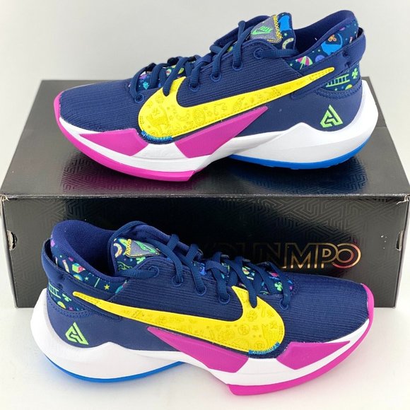 Nike Other - Nike Zoom Freak 2 Superstitious Men's Basketball Shoes Sneakers Navy